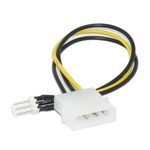 Rajiekart 3-Pin ATX Fan to 4-Pin Molex Connector Cable Fan Power Adapter Cable