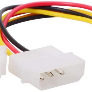 Rajiekart 6 Pin PCI Express to Dual 4 Pin Molex LP4 Power Cable Adapter Video Graphics Card Power Cable