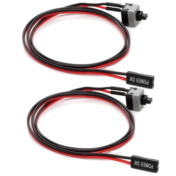 Rajiekart Power Switch Cable Desktop PC ATX ATX PC Computer Motherboard Power Cable Switch On/Off/Reset Button Computer Cable