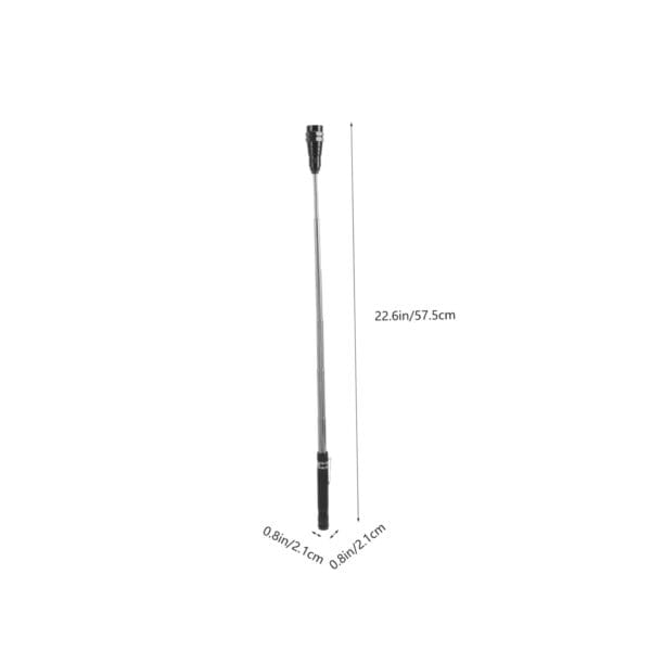 Rajiekart Telescoping Magnetic Pickup Tool with LED Flashlight Bendable Pickup Stick for Easy Retrieval Extendable Handle - Image 2