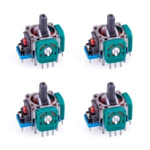 Rajiekart 3Pin 3D Rocker 3D Analog Joystick Sensor Module Game Console Replacement For PlayStation 4 PS4 Controller PS4 Joysticks