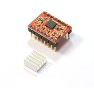 Rajiekart A4988 Compatible Stepper Motor Diver Module with Heat Sink for 3D Printer Controller