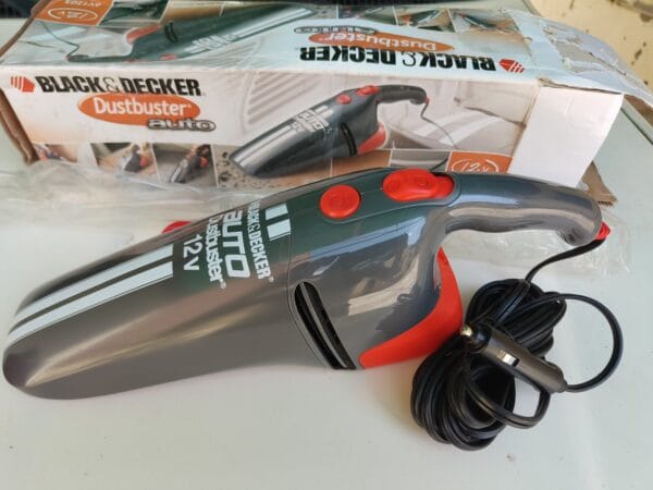 BLACK & DECKER AV1205 12V Powerful Dustbuster Car Vacuum Cleaner (Grey)