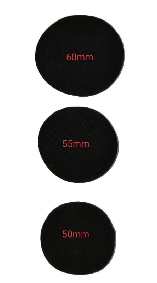 Rajiekart Foam Headphone Cushion Replacement Ear pads for Headphone for earpad size 50mm/55mm/60mm - Image 2